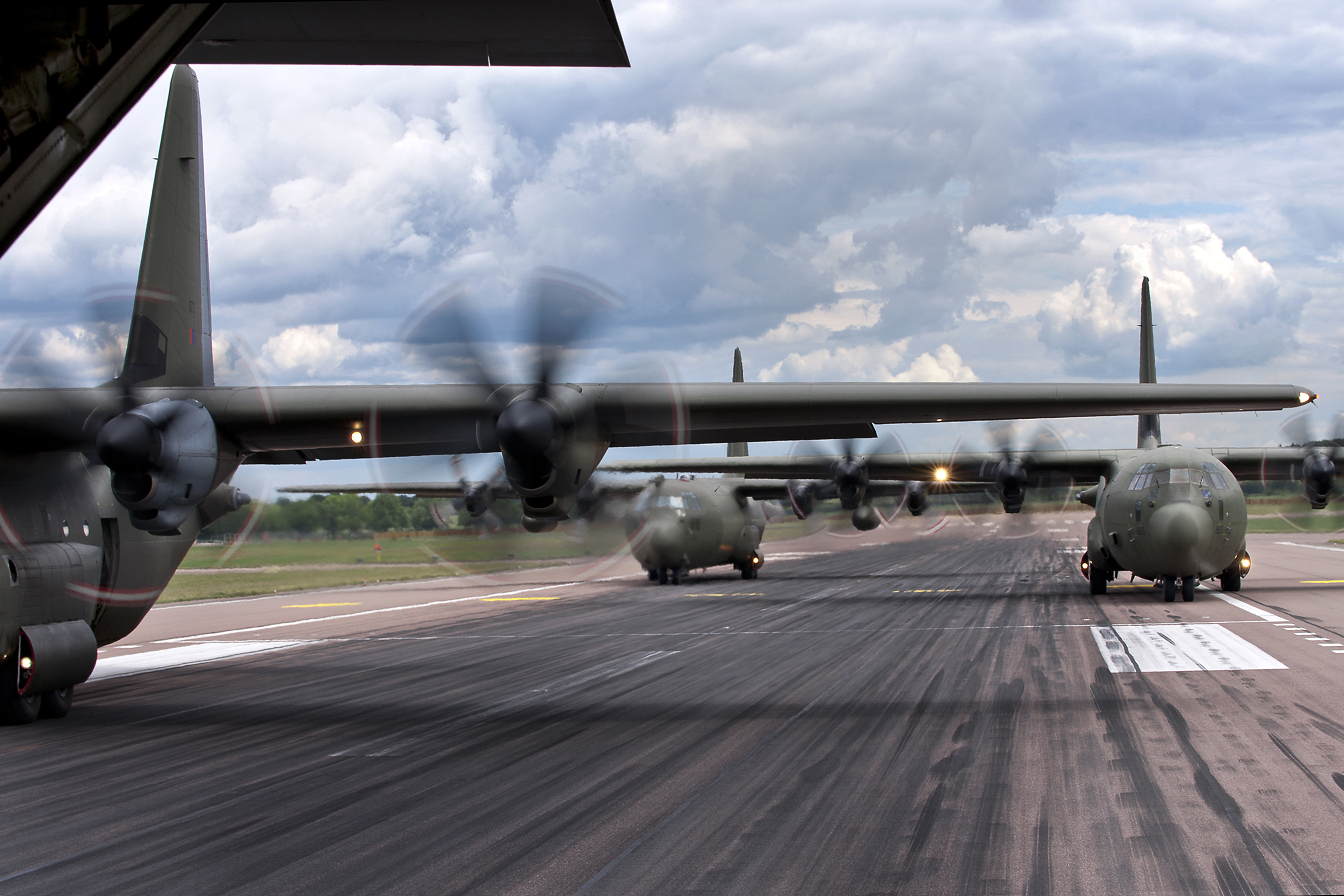 Hercules C130 J Departure